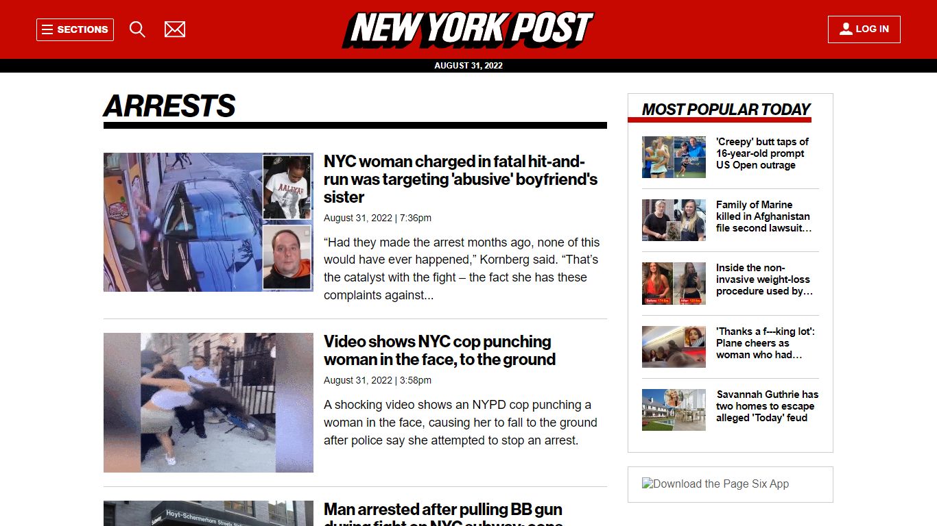 Arrests | New York Post