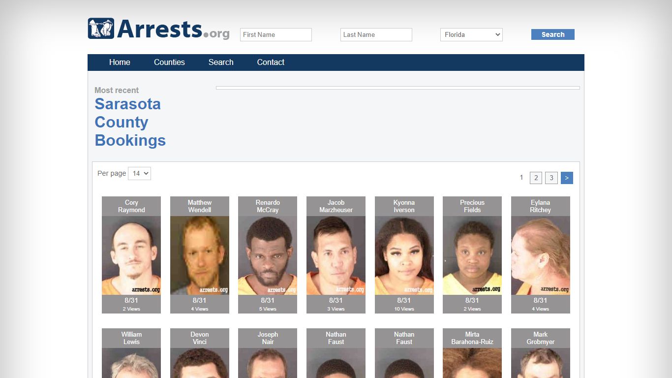 Sarasota County Arrests and Inmate Search